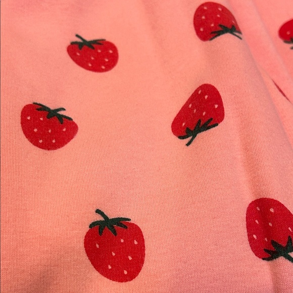 Lola + The Boys Pink Strawberry Sweatsuit - Picture 5 of 5